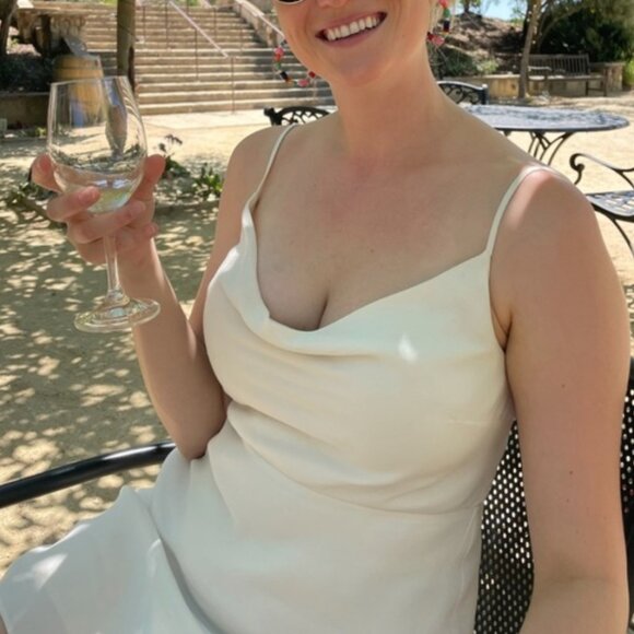 Aritzia Sunday Best Spencer Dress - White | Brunch, Graduation | Women's Large - Picture 4 of 4